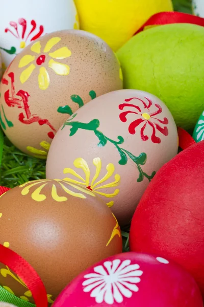Ovos de Páscoa pintados — Fotografia de Stock