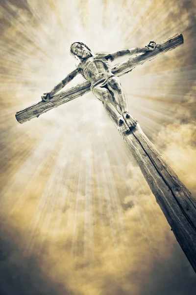 Распятие на кресте — стоковое фото