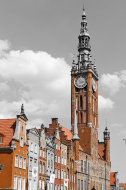 Historic city of Gdansk clipart