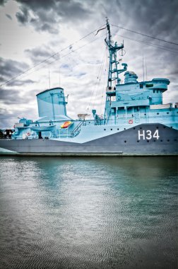 Gdynia war ship clipart