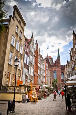 Historic city of Gdansk clipart