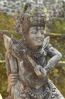 Statue of hindu deamon clipart