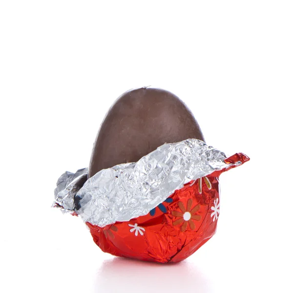Schokoladen-Osterei — Stockfoto