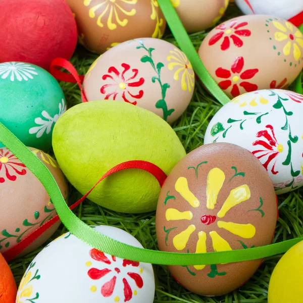 Ovos de Páscoa pintados — Fotografia de Stock