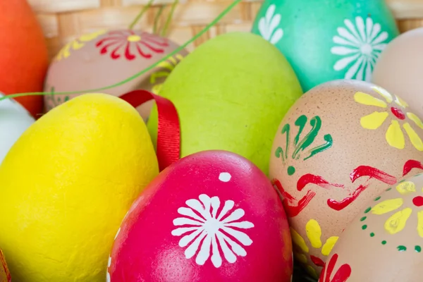 Painted easter eggs — Stock Photo, Image