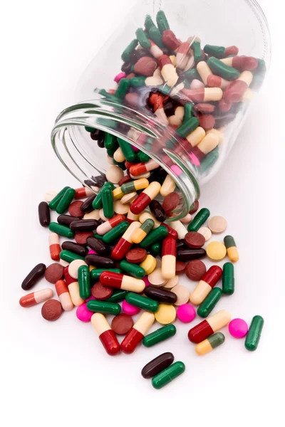 Tablety a kapsle — Stock fotografie