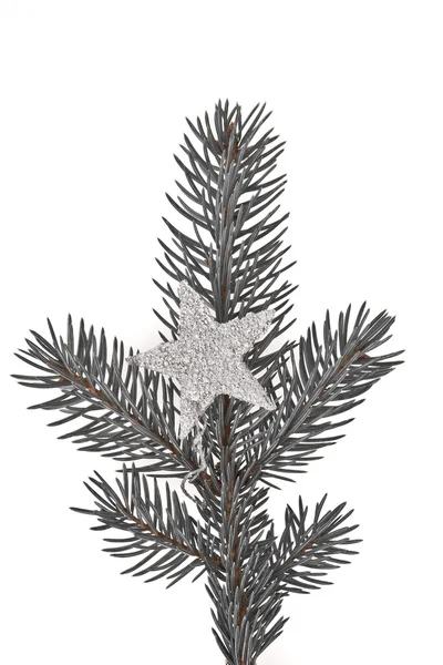 Árbol de Navidad con estrella — Foto de Stock