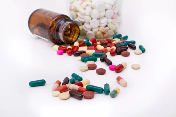 Tabletten und Kapseln — Stockfoto