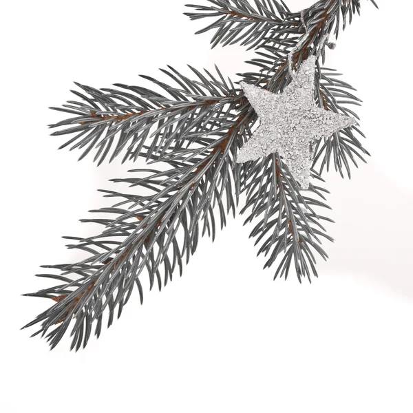 Árbol de Navidad con estrella — Foto de Stock