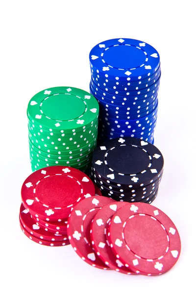 Poker Chips — Stockfoto