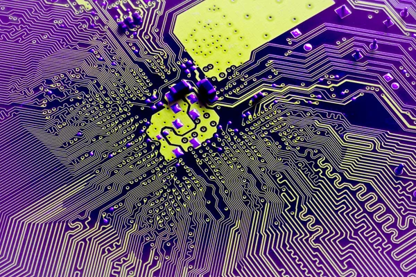 Placa de circuito abstracto — Foto de Stock
