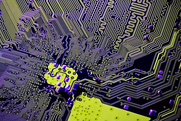 stock image Abstract circuit board