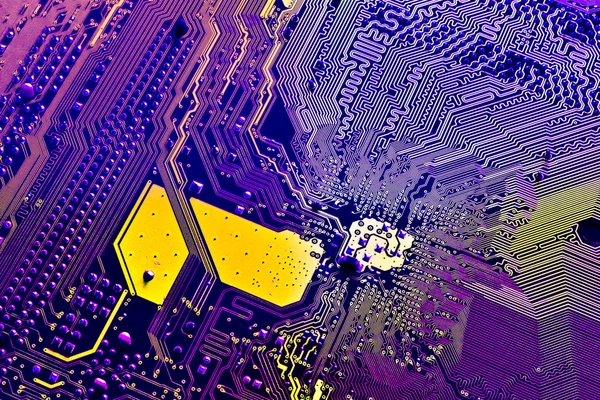 stock image Abstract circuit board