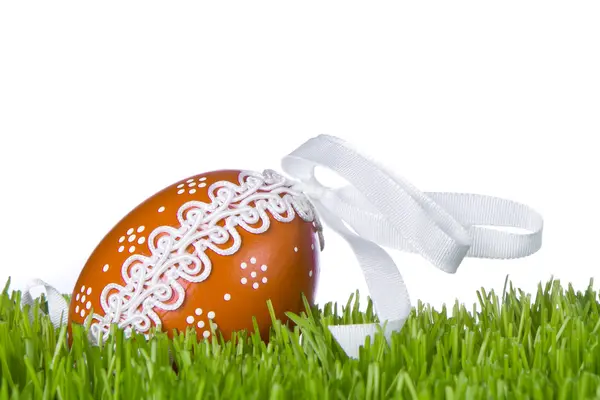 stock image Easter egg in grass