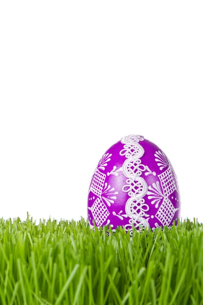 Easter egg in grass — Stock Photo, Image