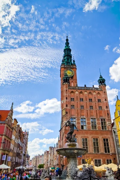 Starego miasta w Gdańsku — Zdjęcie stockowe