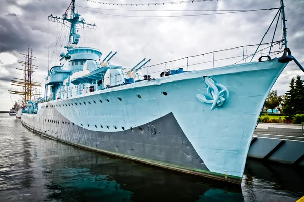 Gdynia háború hajó — Stock Fotó