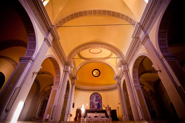 Італійський церква itnerior — стокове фото