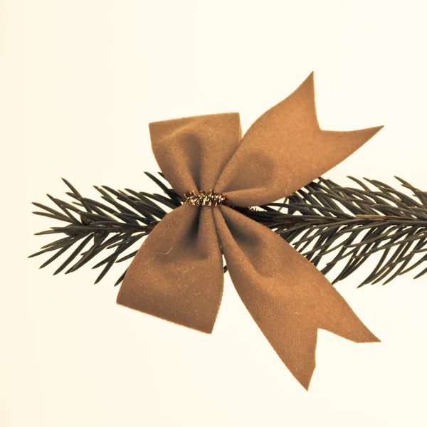 Ramo decorato albero di Natale — Foto Stock