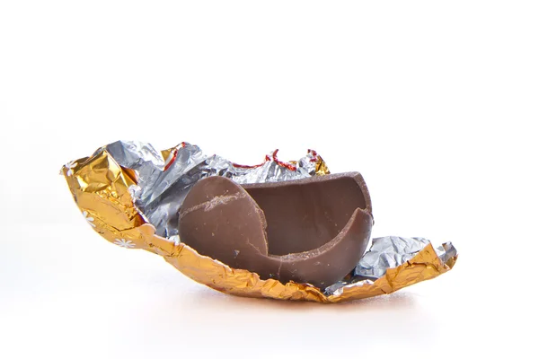 Ovo de Páscoa de chocolate — Fotografia de Stock