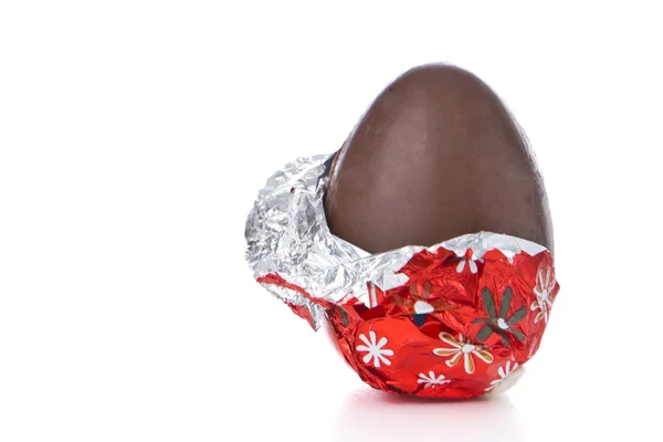 Čokoládové velikonoční vajíčko — Stock fotografie