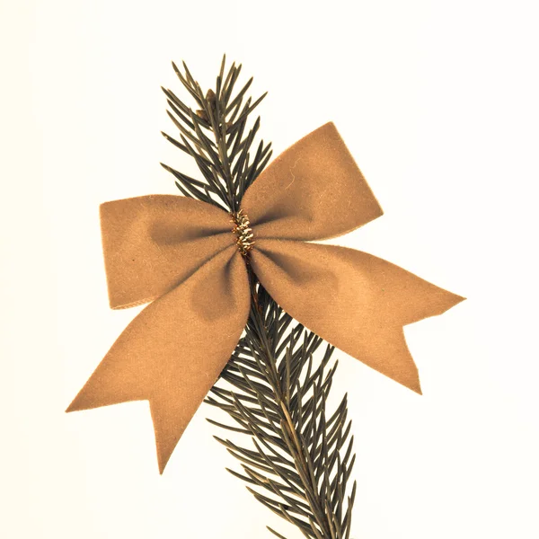 Ramo decorato albero di Natale — Foto Stock