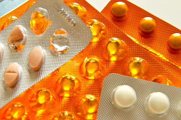 Pills closeup — Stock Photo, Image