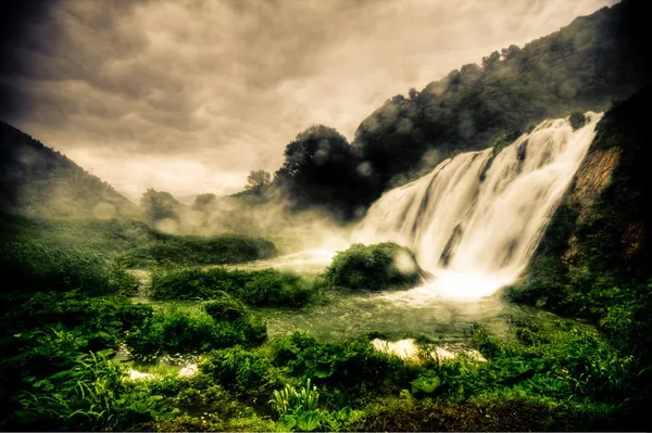 Marmore vattenfall — Stockfoto