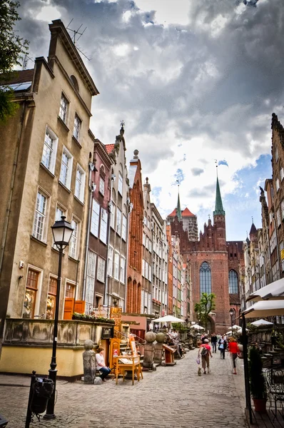Cidade histórica de gdansk — Fotografia de Stock