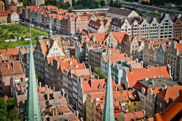 Historische Stadt Danzig — Stockfoto