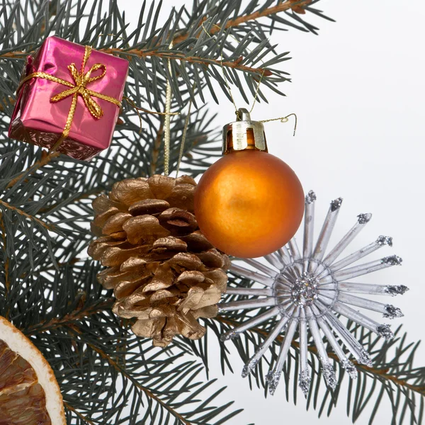 Christmas tree decorated — Stock Photo, Image
