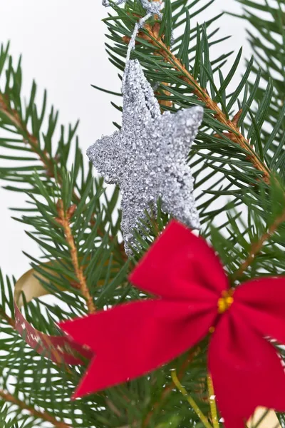 Christmas tree decorated Royalty Free Stock Photos