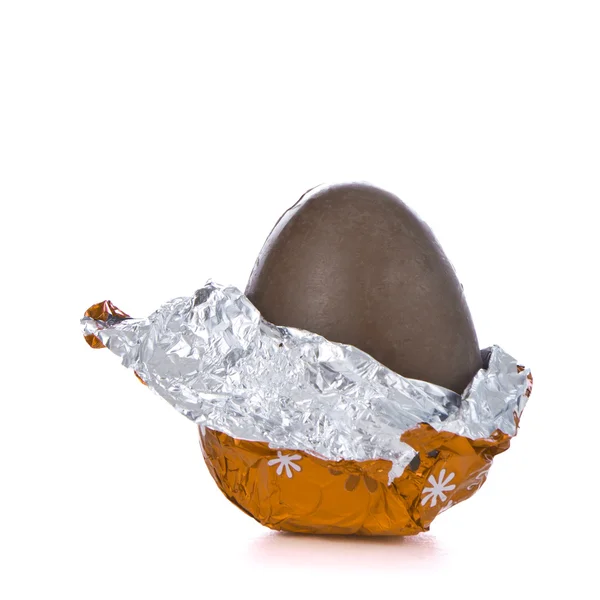 Uovo di Pasqua al cioccolato Foto Stock Royalty Free