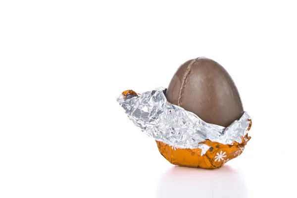 Uovo di Pasqua al cioccolato Foto Stock Royalty Free