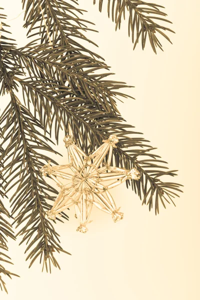 Decorated Christmas tree — Stock Photo, Image