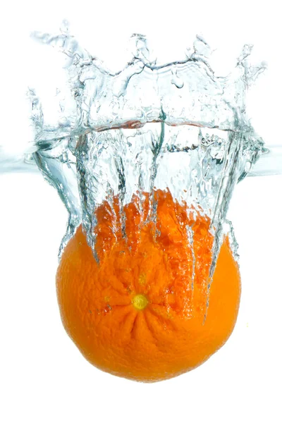 Mandarine rozpryskiwania — Zdjęcie stockowe