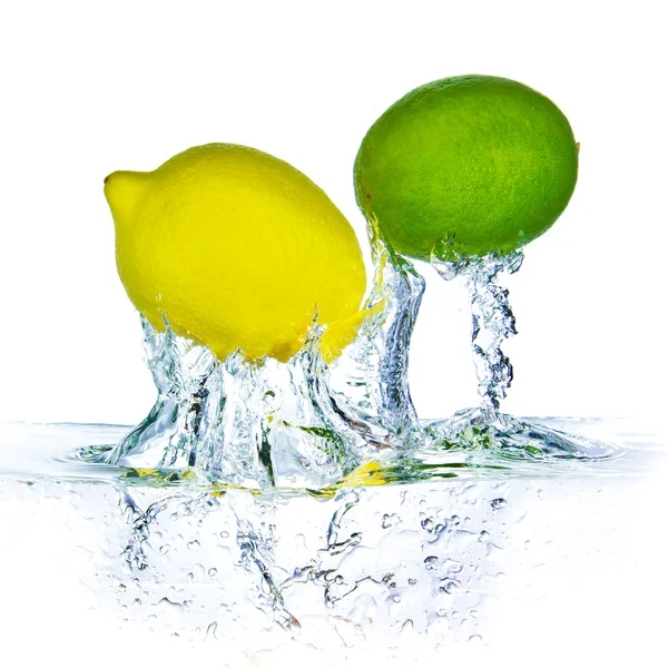 Salpicos de citrinos — Fotografia de Stock
