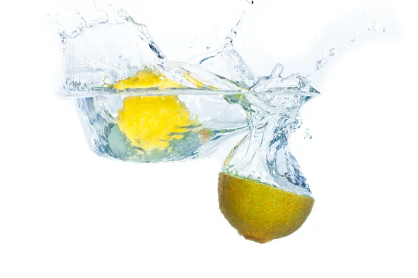 stock image Citrus fruit splashing