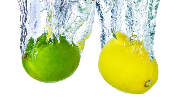 Citrusfélék, fröccsenő — Stock Fotó