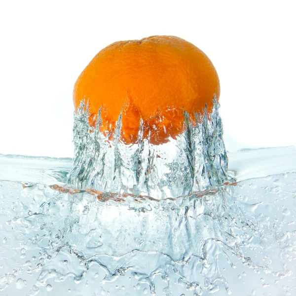 Salpicaduras de mandarina —  Fotos de Stock