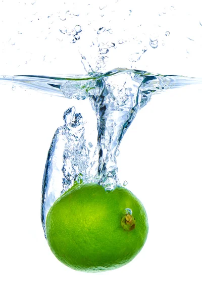 Lime stänk — Stockfoto