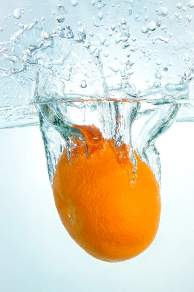 stock image Mandarine splashing