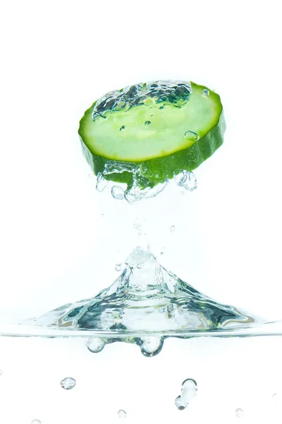 stock image Cucumber in water