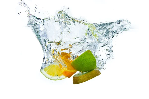 Fruit splashing — Stock Photo, Image