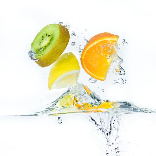 Fruit splashing — Stock Photo, Image
