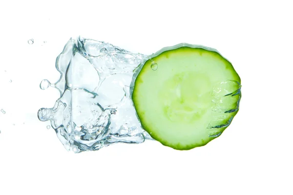 stock image Cucumber in water