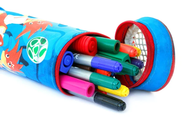 Colored felt tip pens — Stock Photo, Image