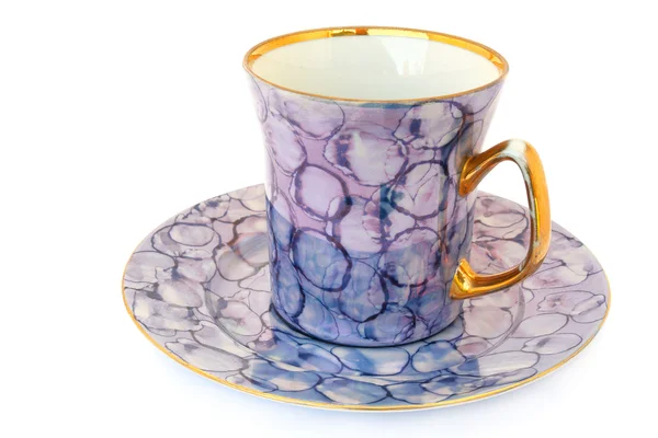 Čaj šálek a talířek — Stock fotografie