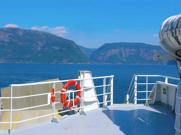 Deck Ferry Sunny Day — Stock Photo, Image