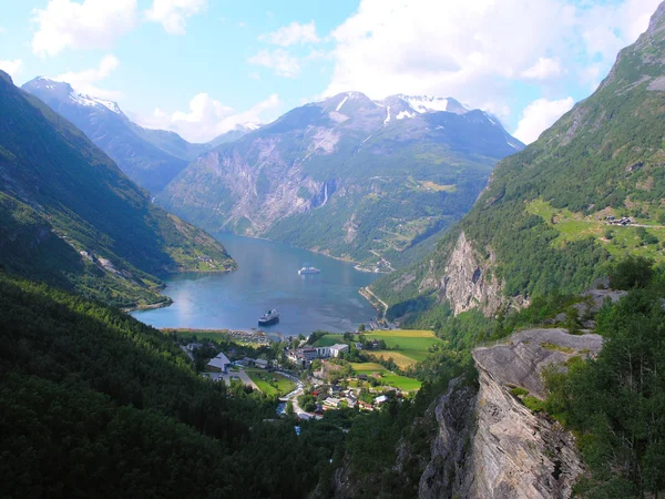 Прекрасная природа Норвегии — стоковое фото